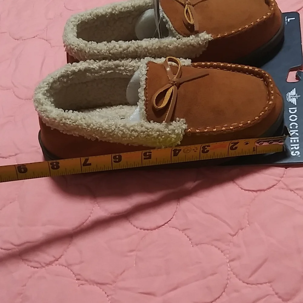 New Dockers slippers.